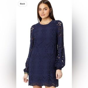 Lilly‎ Pulitzer Women's Alyna Long Sleeve Eyelet Dress (A1-15)